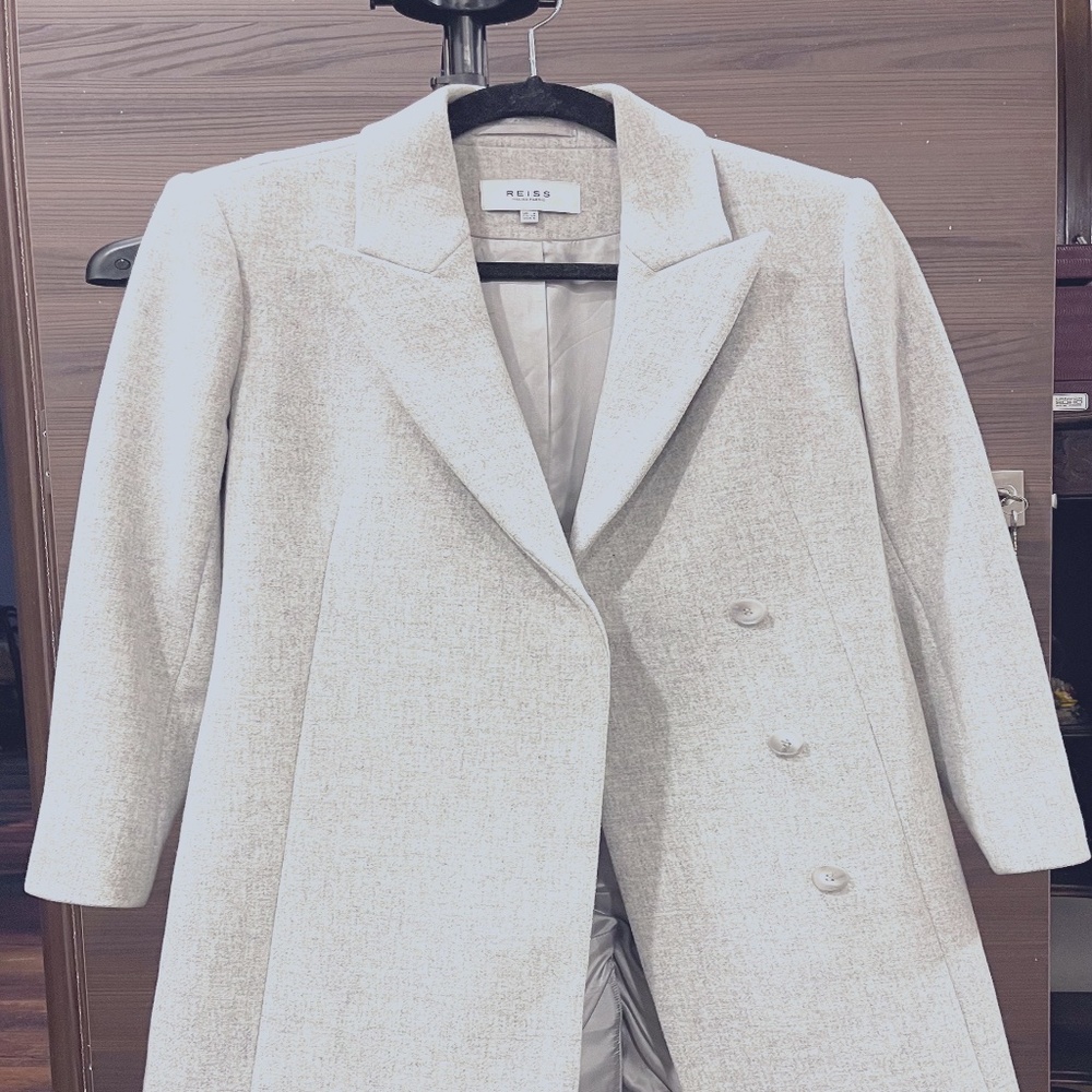 REISS WOOL COAT Size 4 (UK 8/ USA 4) - Picture 3 of 14